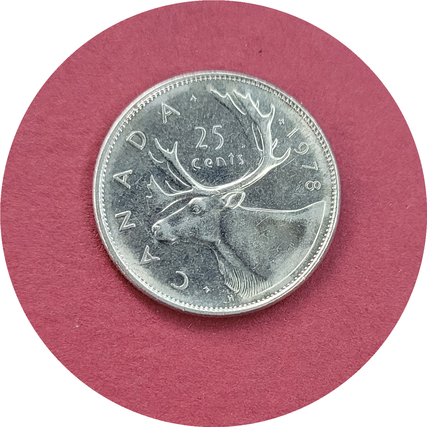 Elizabeth II,
Twenty Five Cents,
Canada,
1978 (N)