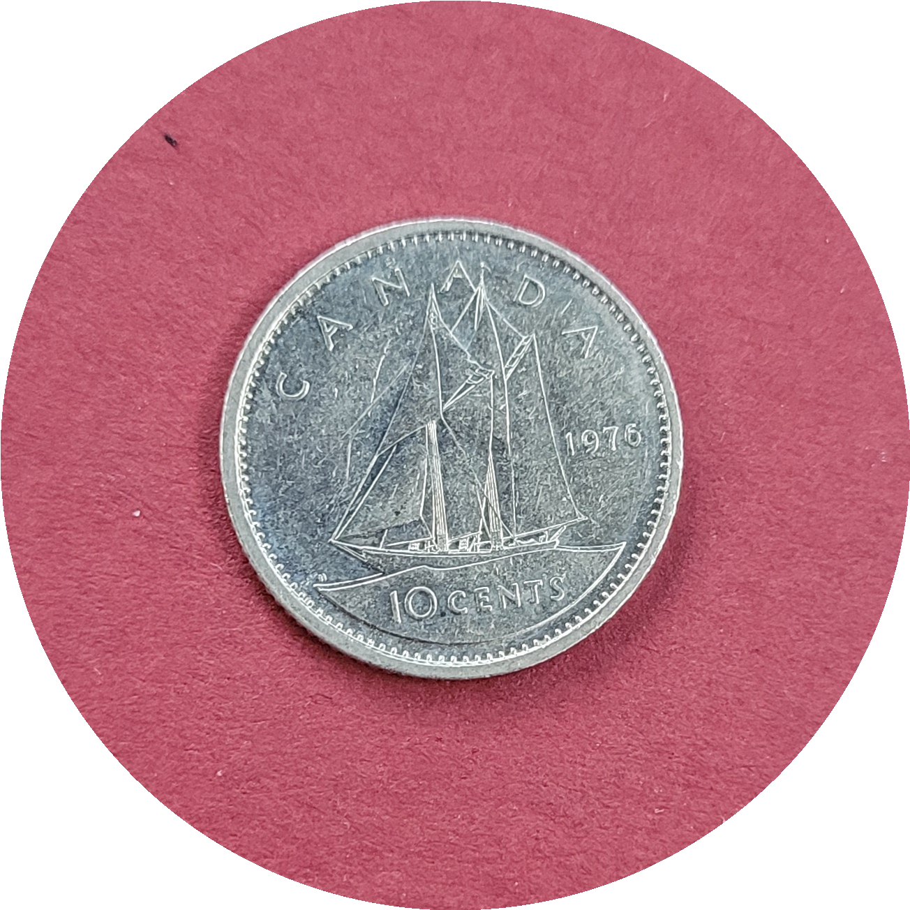 Elizabeth II,
Ten Cents,
Canada,
1976 (N)