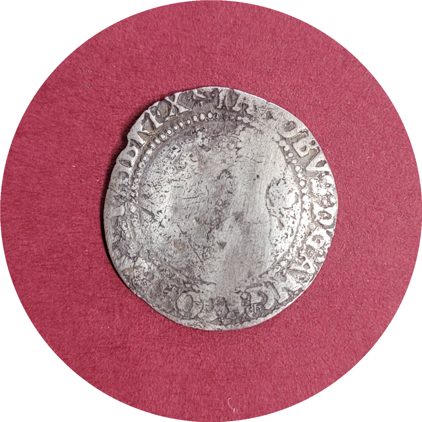 James I,
Six Pence,
Silver,
1567-1625 (B)