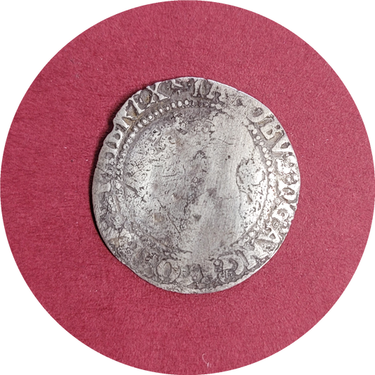 James I,
Six Pence,
Silver,
1567-1625 (B)