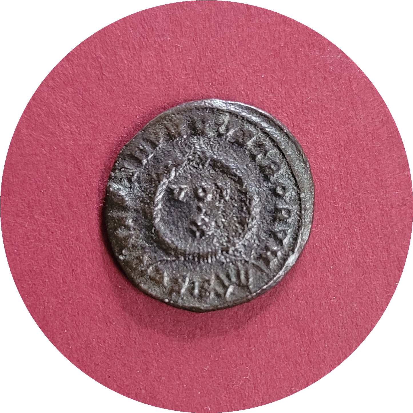 Constantine I, Constantinian Dynasty, Roman Bronze, Follis, Wreath Votive 10th Anniversary, ca. 318-324AD (N)