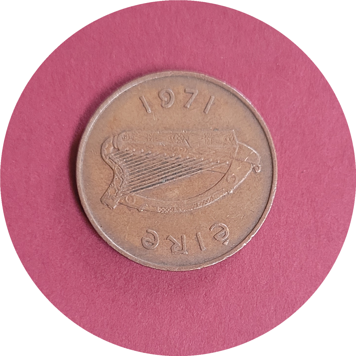 Elizabeth II,
Two pence,
Republic of Ireland,
1971
(B)