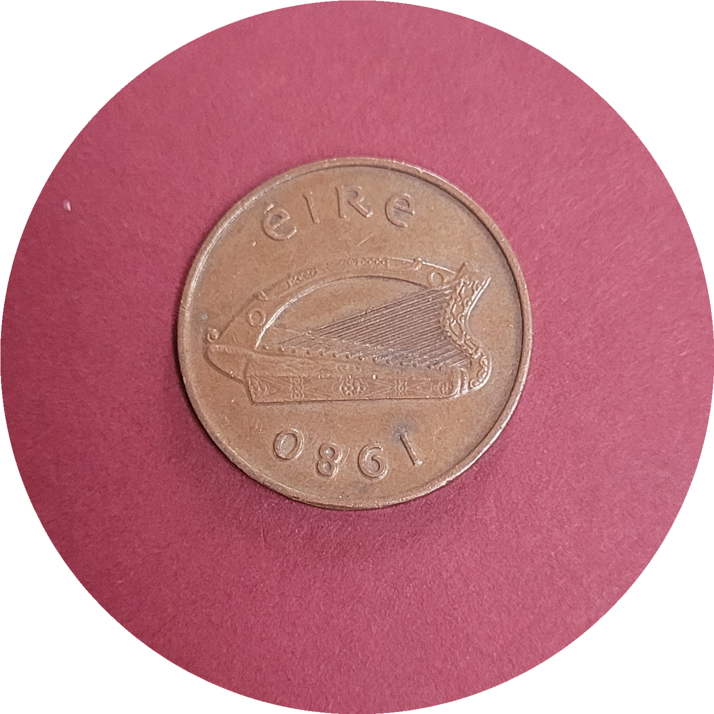 Elizabeth II,
Two pence,
Republic of Ireland,
1980 (B)