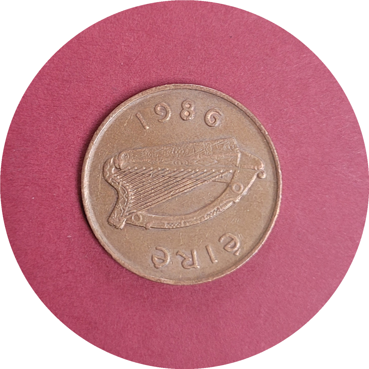 Elizabeth II,
Two pence,
Republic of Ireland,
1986 (B)