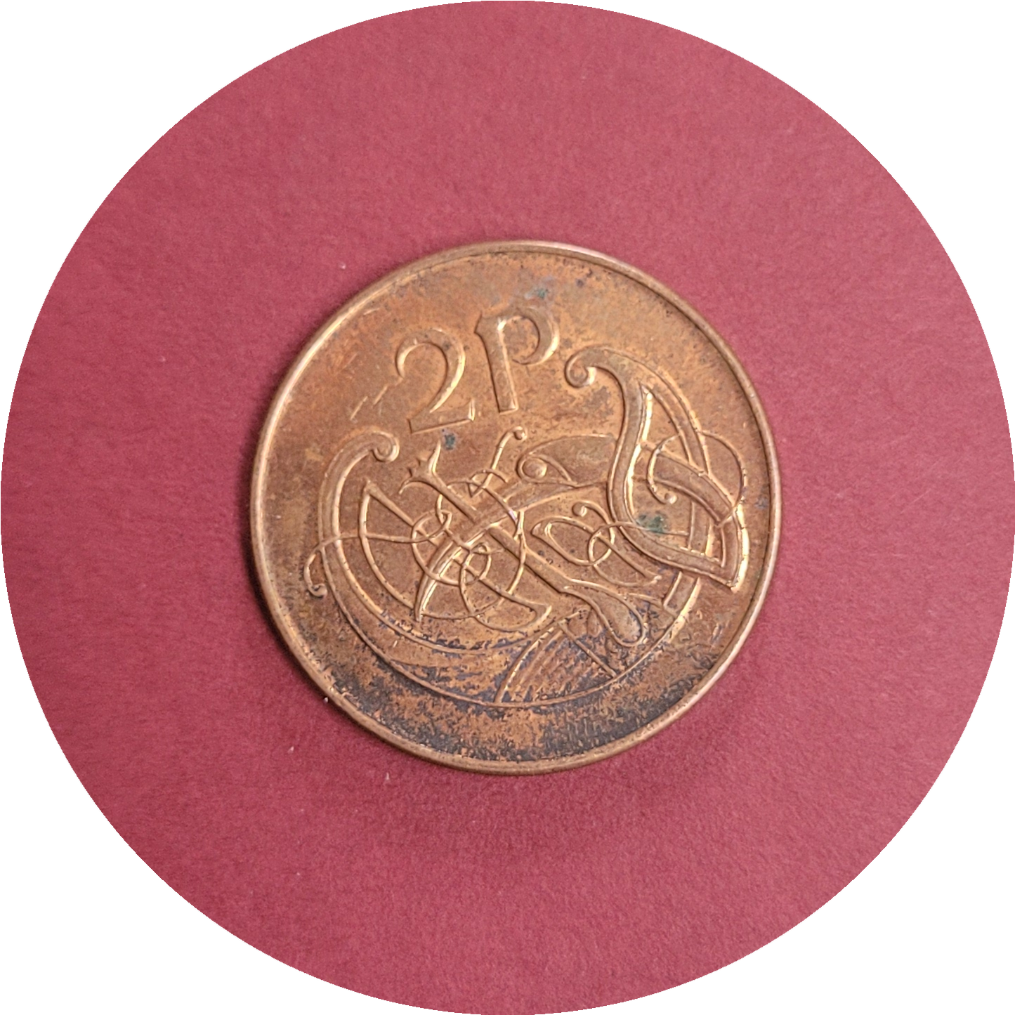 Elizabeth II,
Two pence,
Republic of Ireland,
1988 (B)