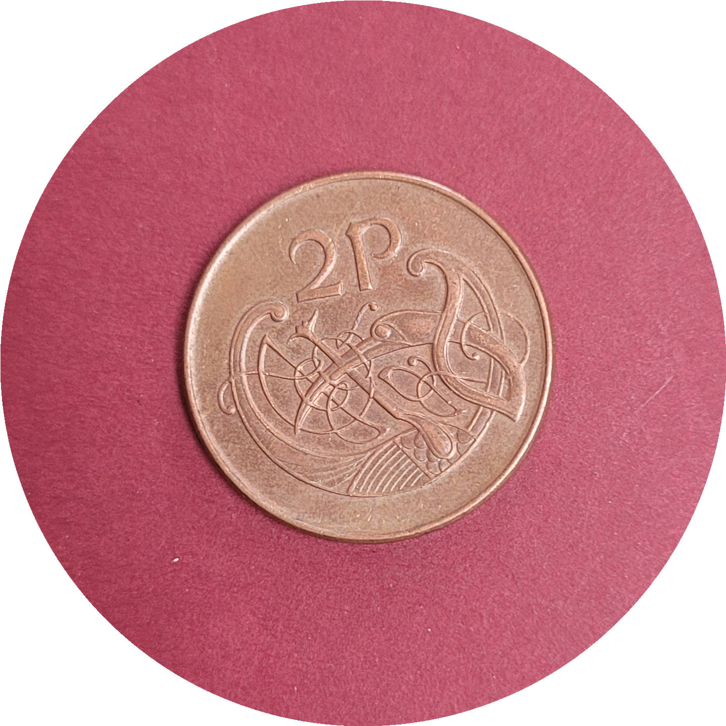 Elizabeth II,
Two pence,
Republic of Ireland,
1990 (B)