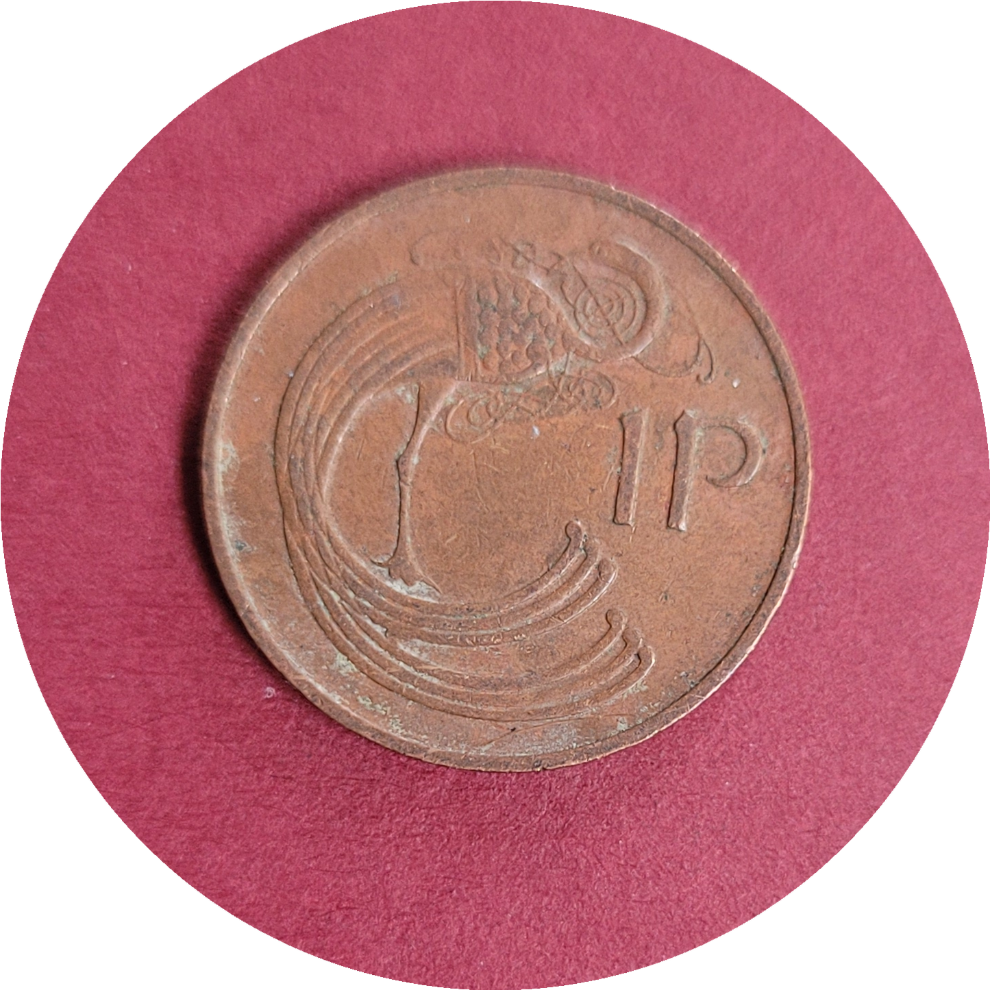 Elizabeth II,
One pence,
Republic of Ireland,
1978 (B)