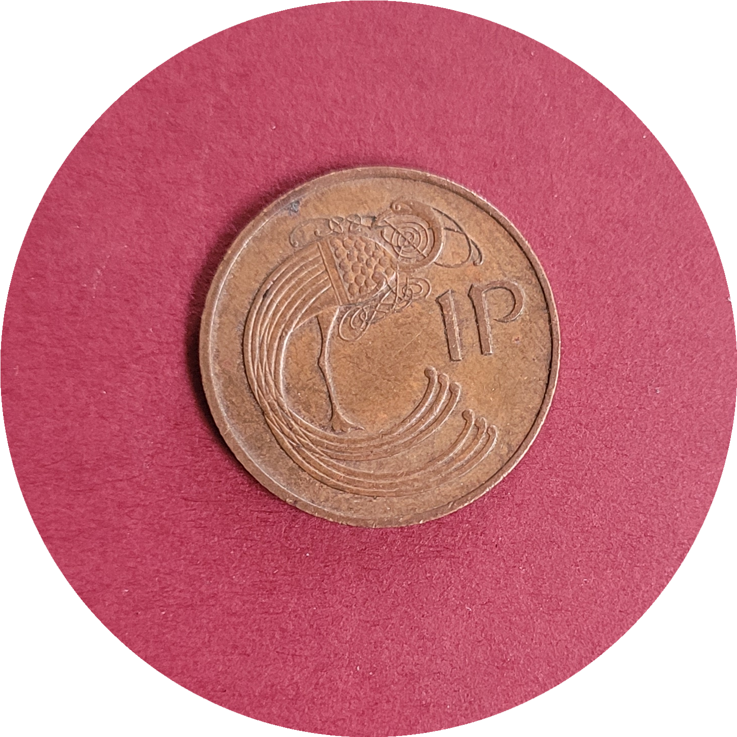 Elizabeth II,
One pence,
Republic of Ireland,
1982 (B)