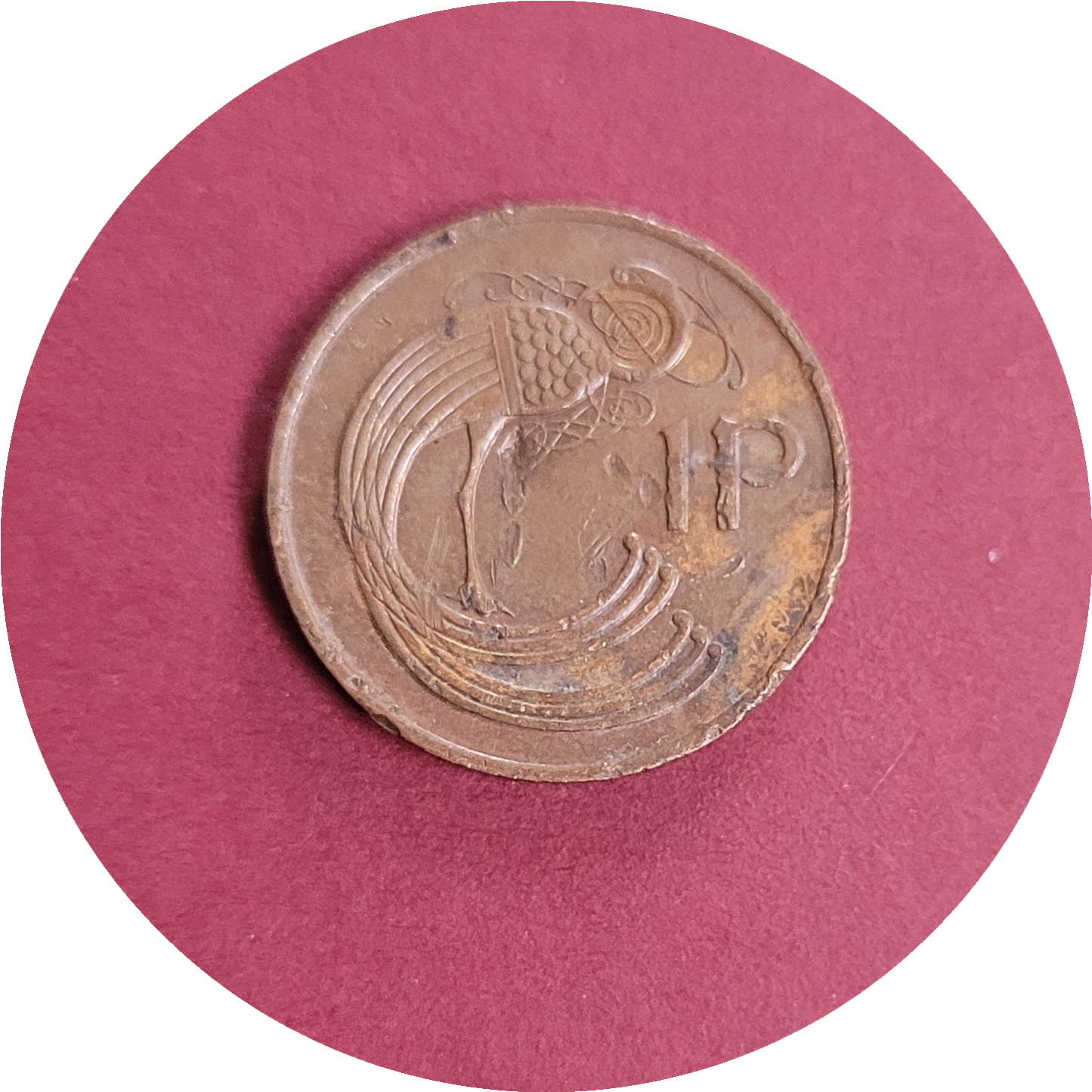 Elizabeth II,
One pence,
Republic of Ireland,
1985 (B)