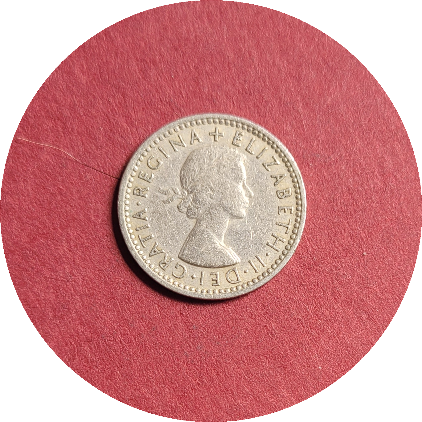 Elizabeth II,
Six Pence,
1st Coinage,
1959 (B)