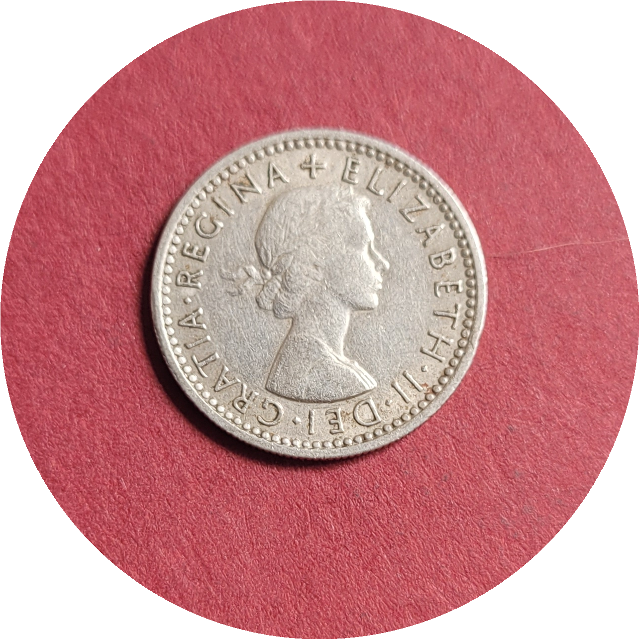 Elizabeth II,
Six Pence,
1st Coinage,
1960 (B)