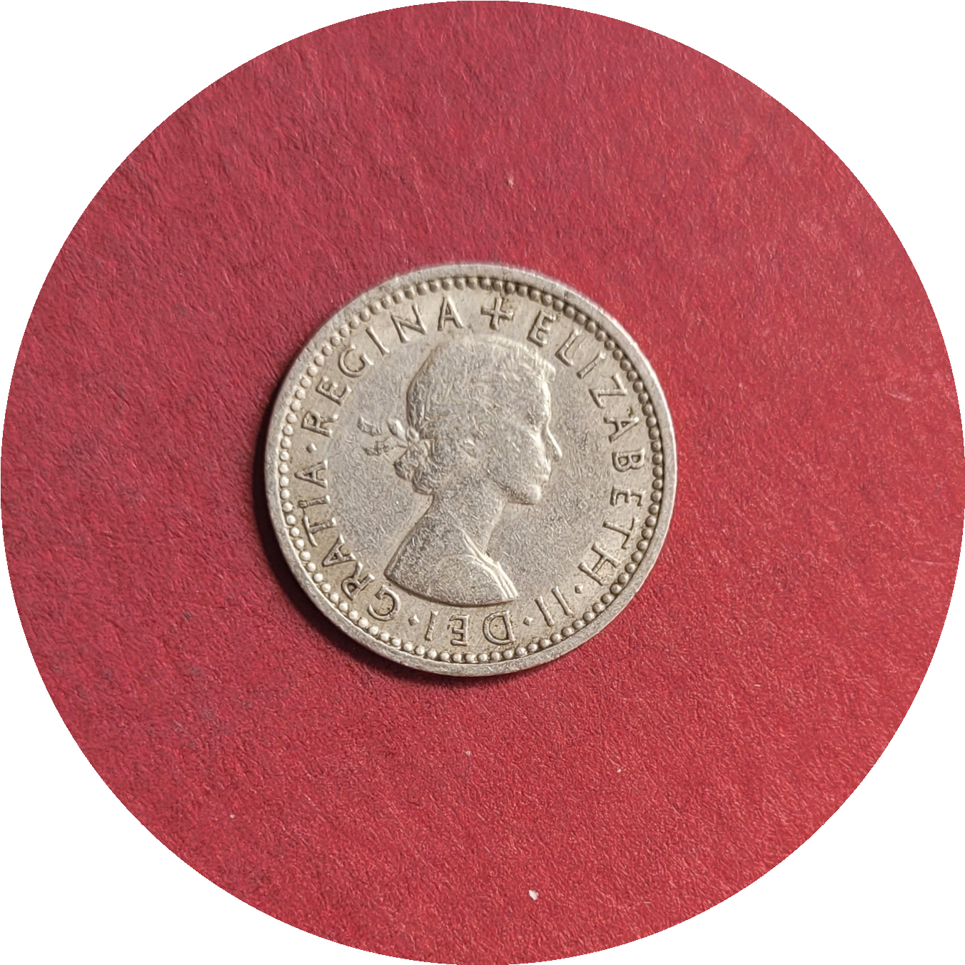 Elizabeth II,
Six Pence,
1st Coinage,
1962 (B)