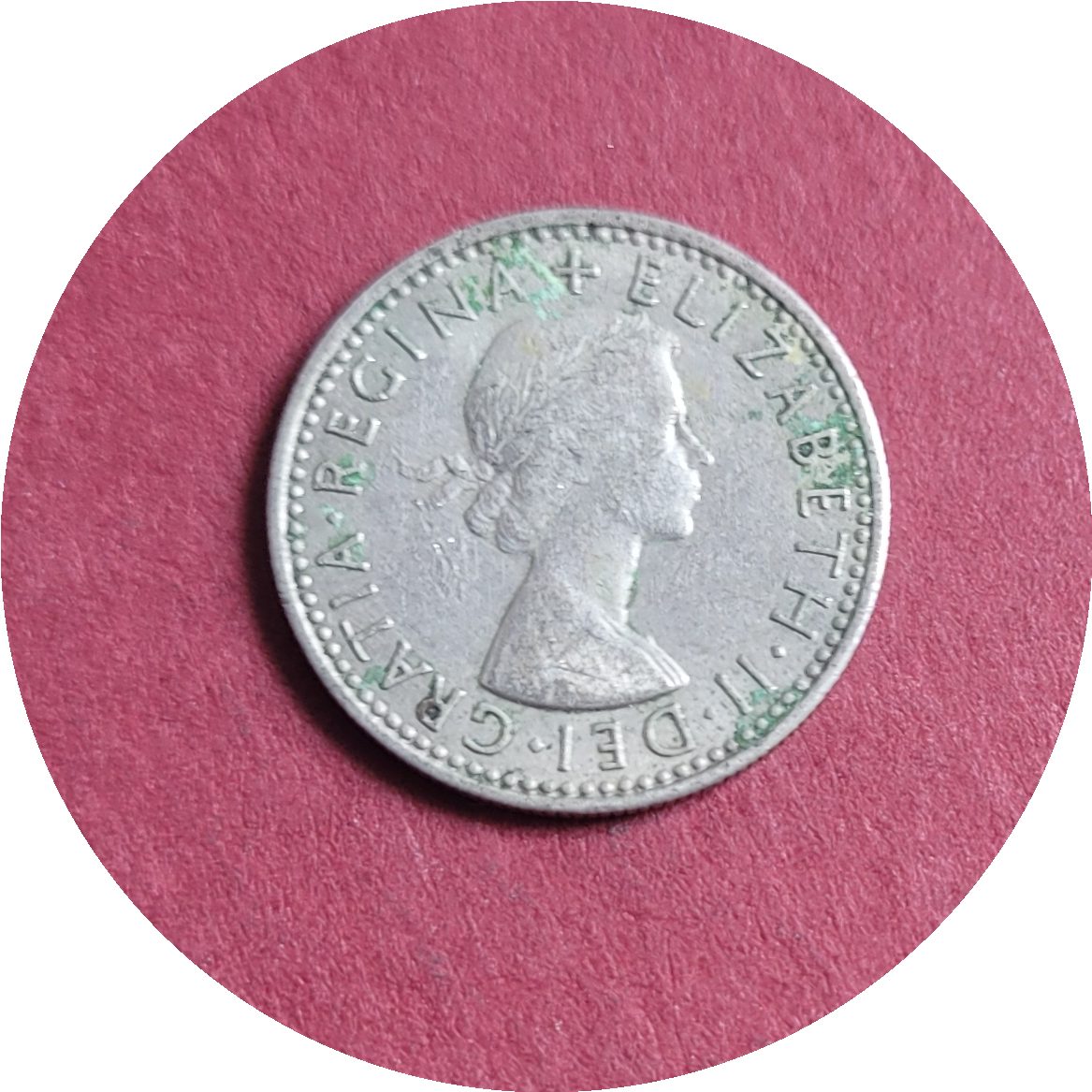 Elizabeth II,
Six Pence,
1st Coinage,
1967 (B)