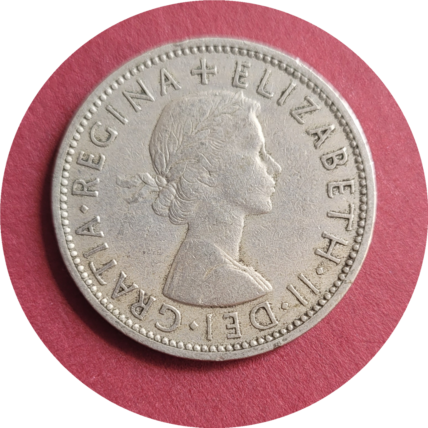 Elizabeth II,
Two Shilling,
1954, (B)