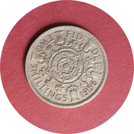 Elizabeth II,
Two Shilling,
1956, (B)