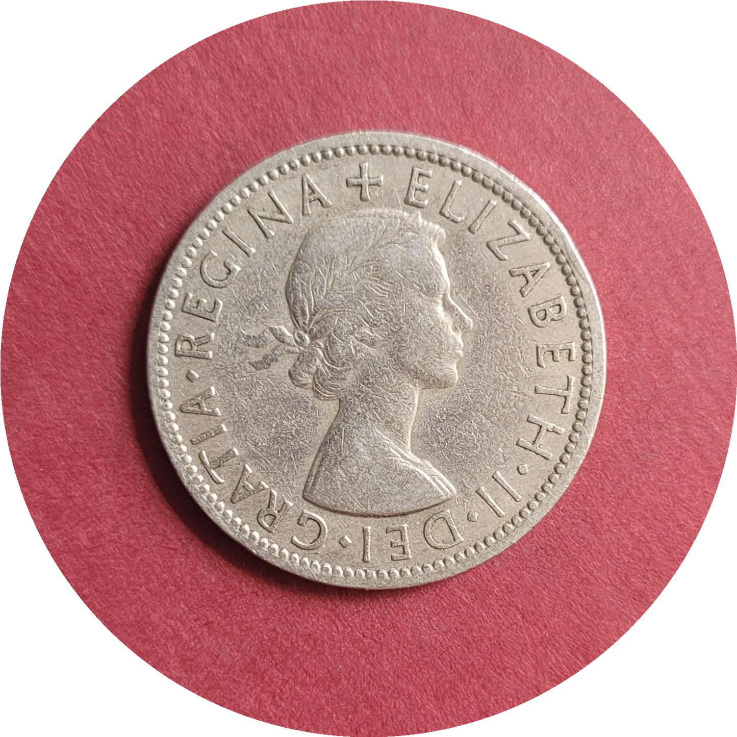 Elizabeth II,
Two Shilling,
1956, (B)