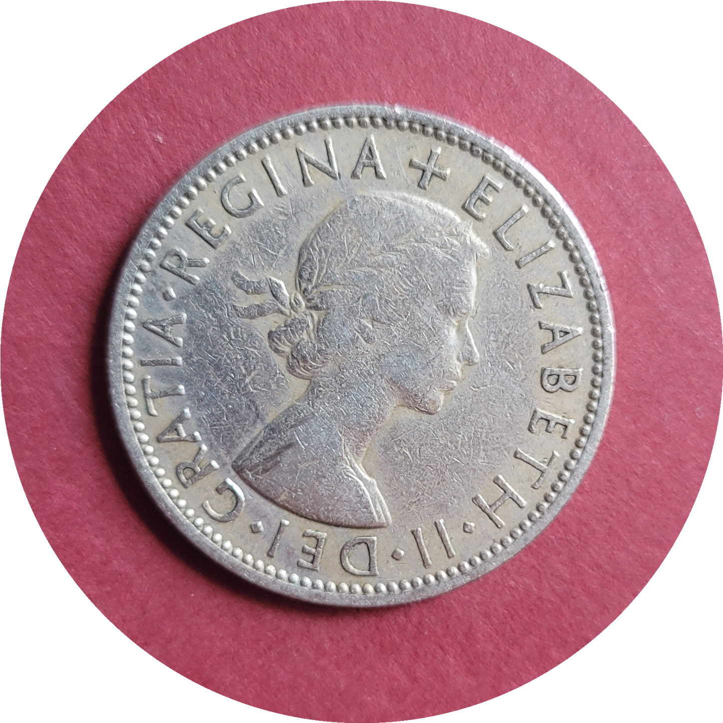 Elizabeth II,
Two Shilling,
1958, (B)