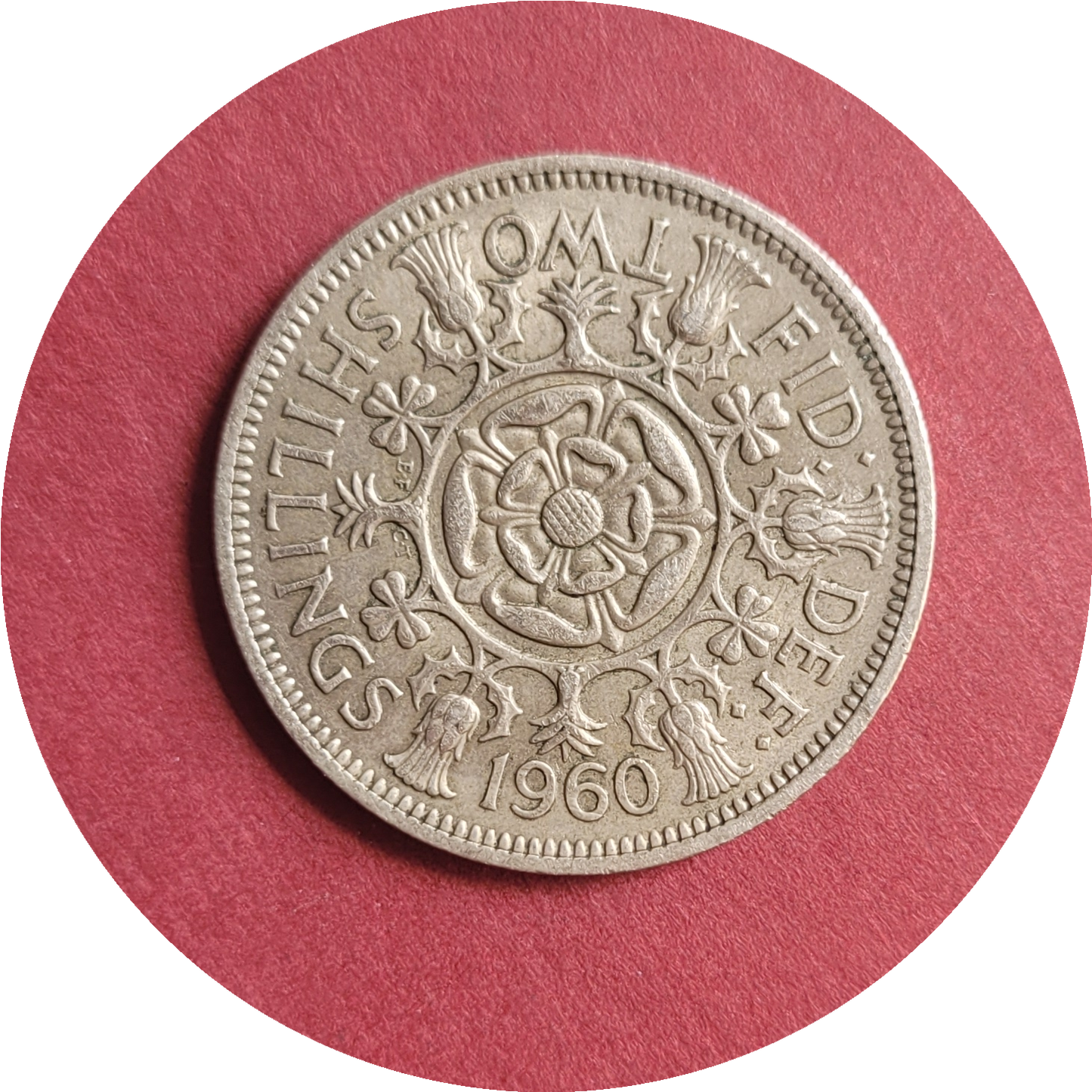 Elizabeth II,
Two Shilling,
1960, (B)