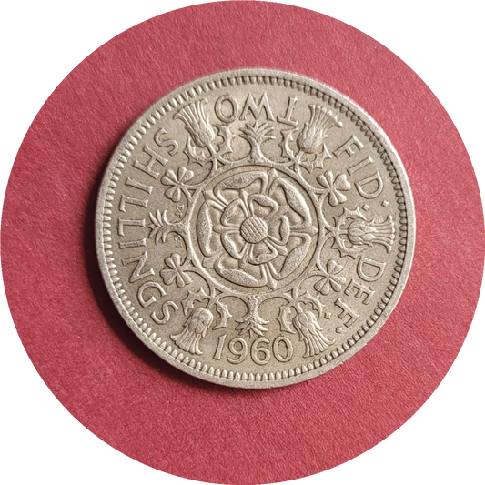 Elizabeth II,
Two Shilling,
1960, (B)