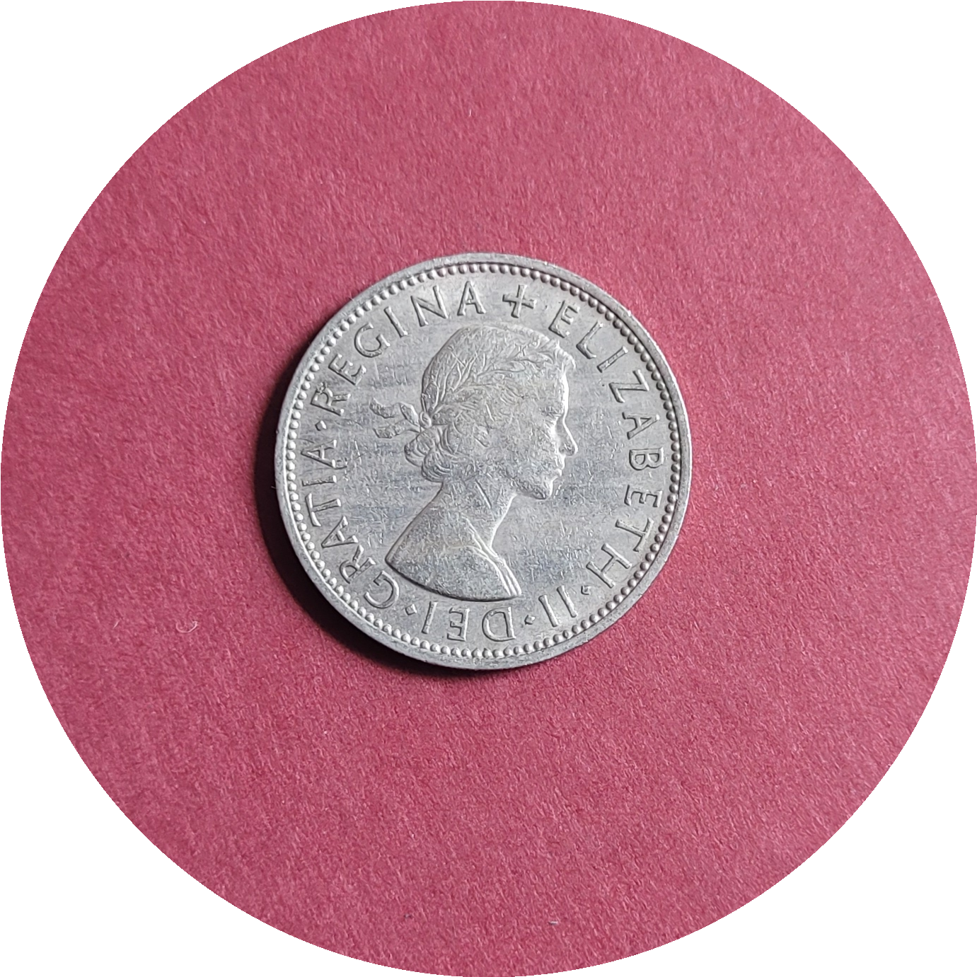 Elizabeth II,
Two Shilling,
1961, (B)