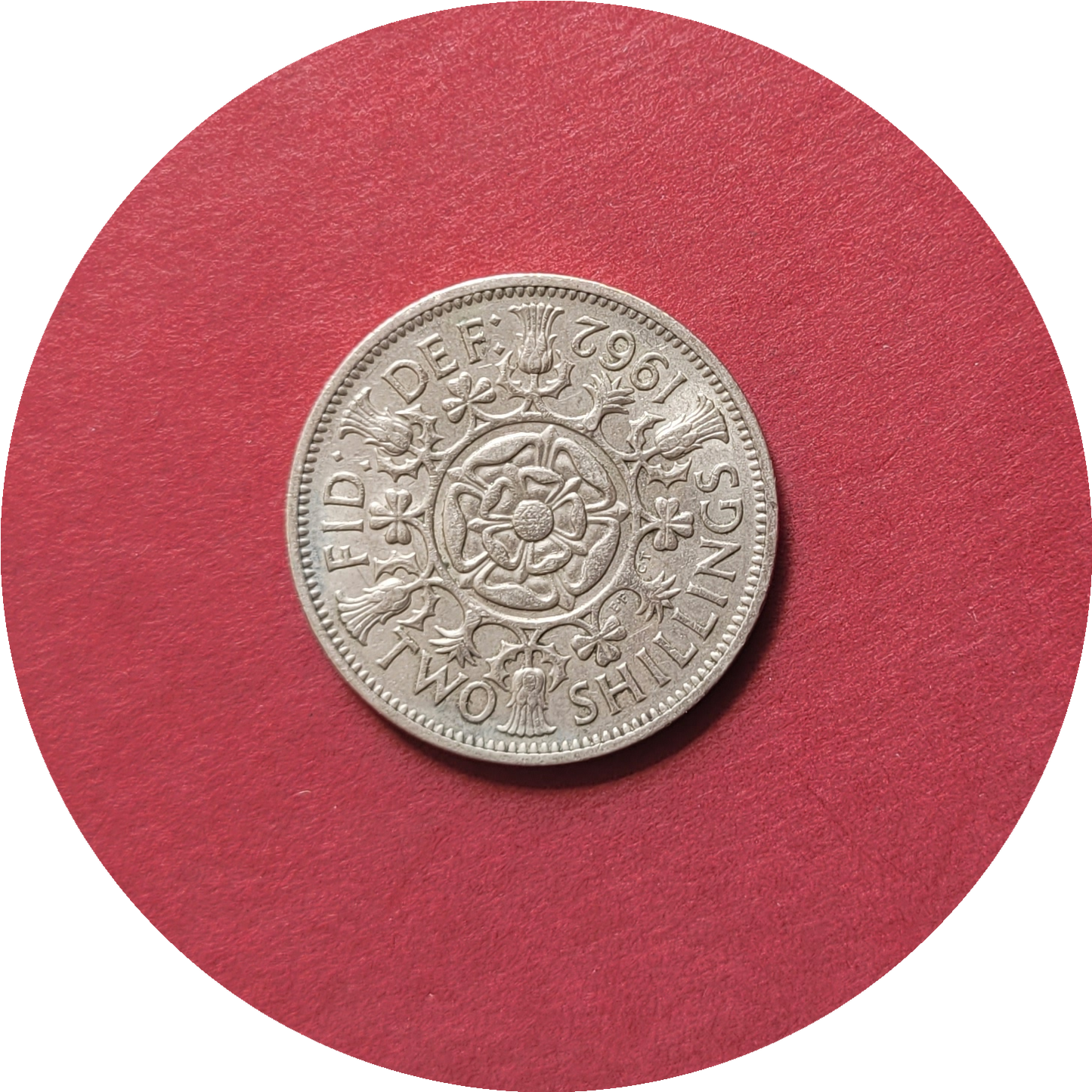 Elizabeth II,
Two Shilling,
1962, (B)