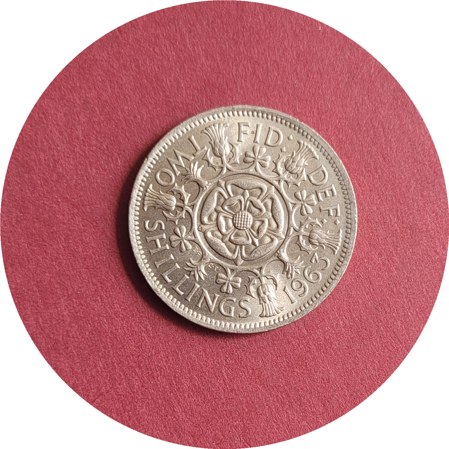 Elizabeth II,
Two Shilling,
1963, (B)