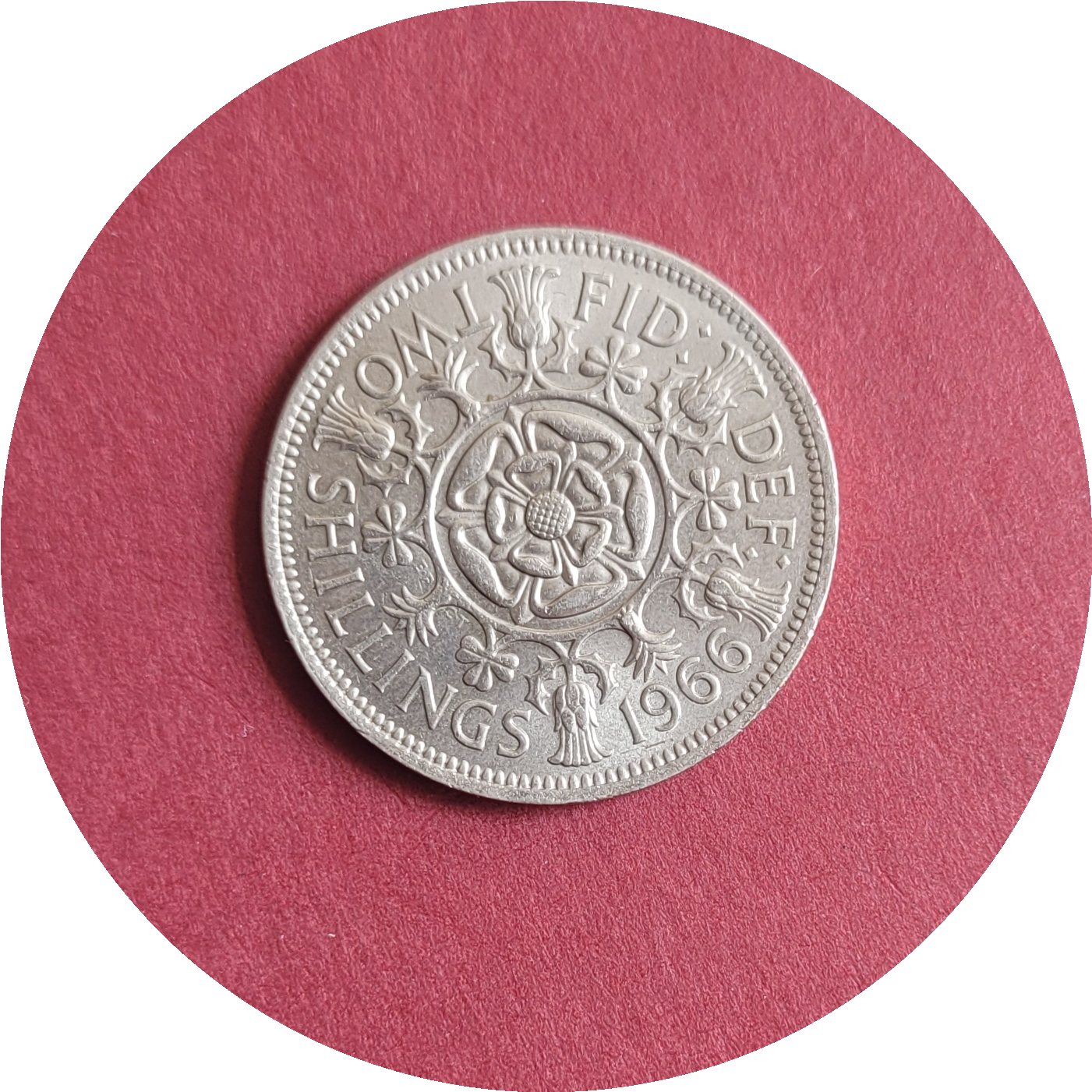 Elizabeth II,
Two Shilling,
1966, (B)