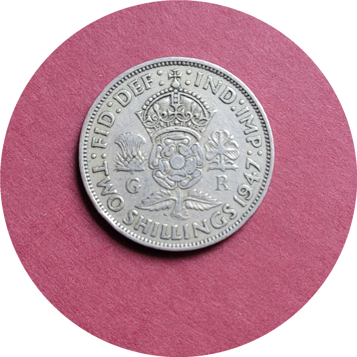 George VI,
Two Shilling,
1947, (B)