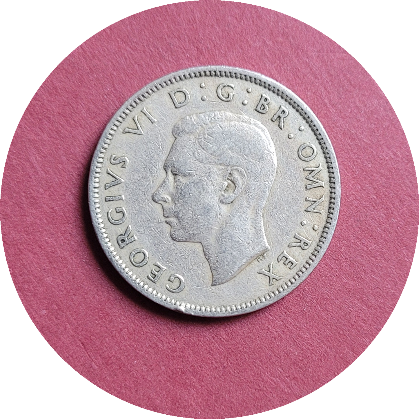 George VI,
Two Shilling,
1950, (B)