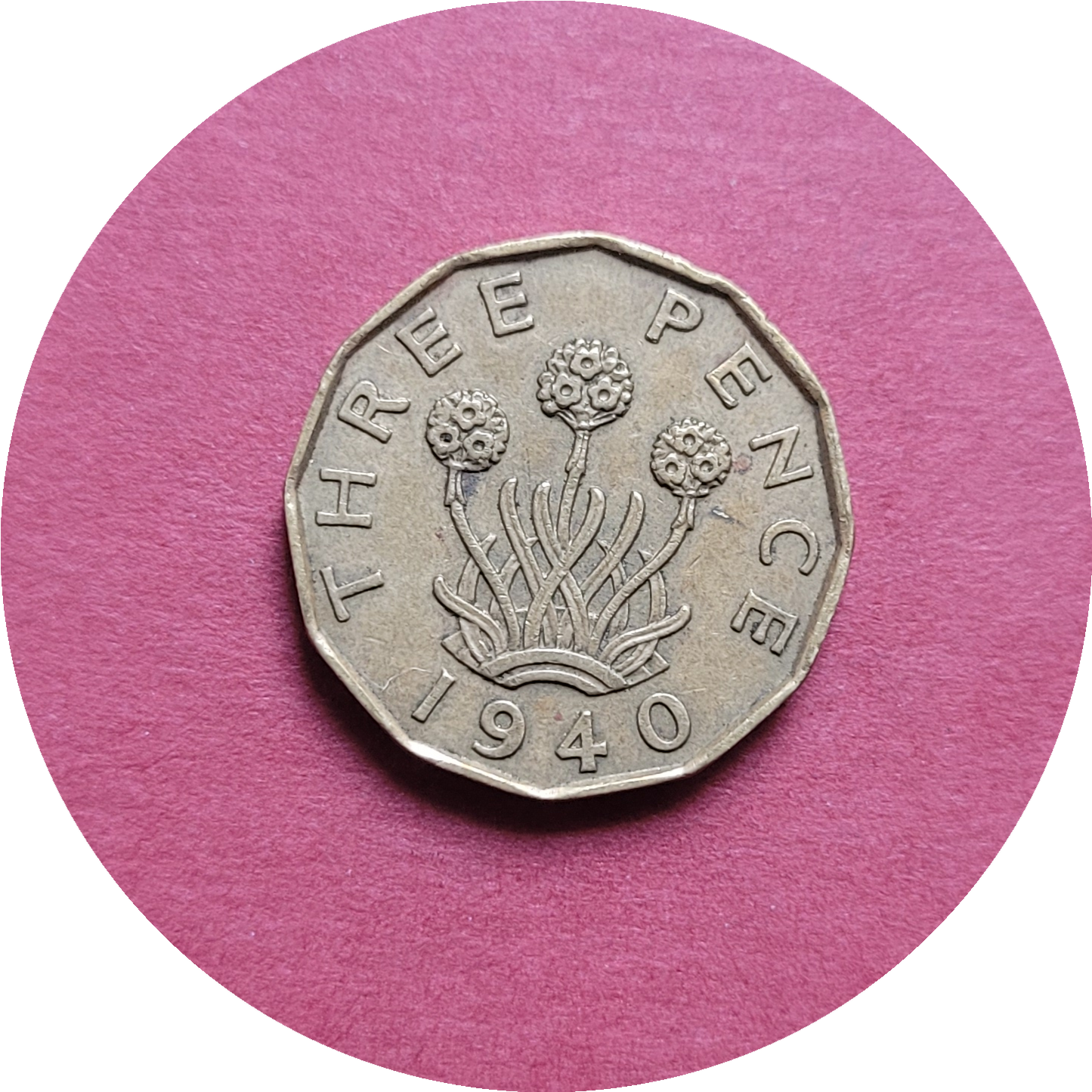 George VI,
Three Pence,
1940, (B)