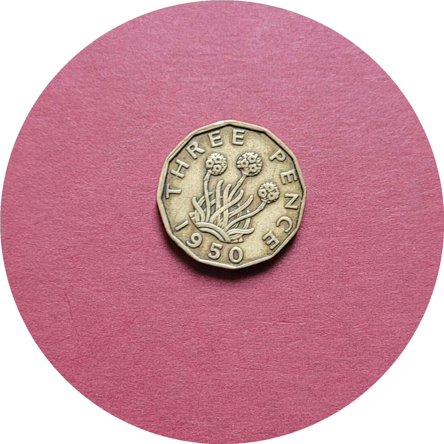 George VI,
Three Pence,
1950, (B)