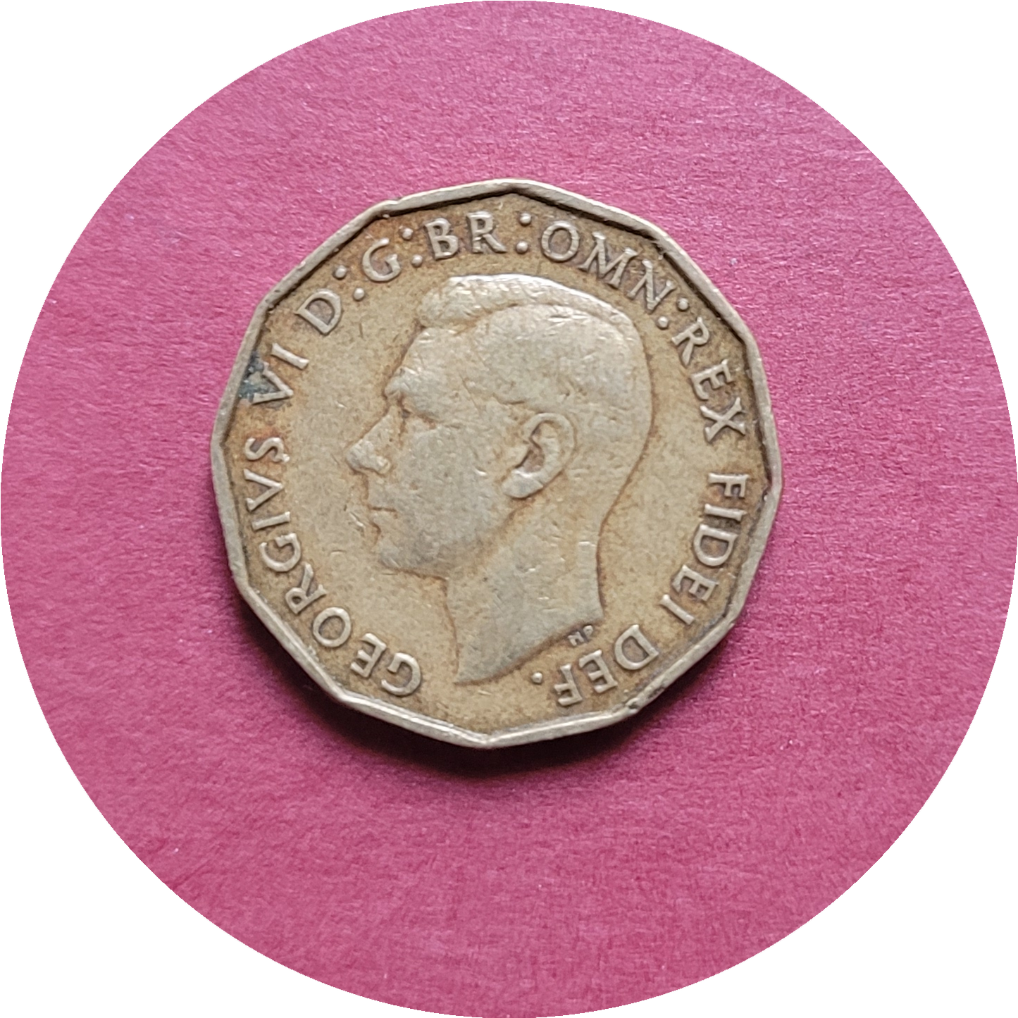 George VI,
Three Pence,
1951, (B)