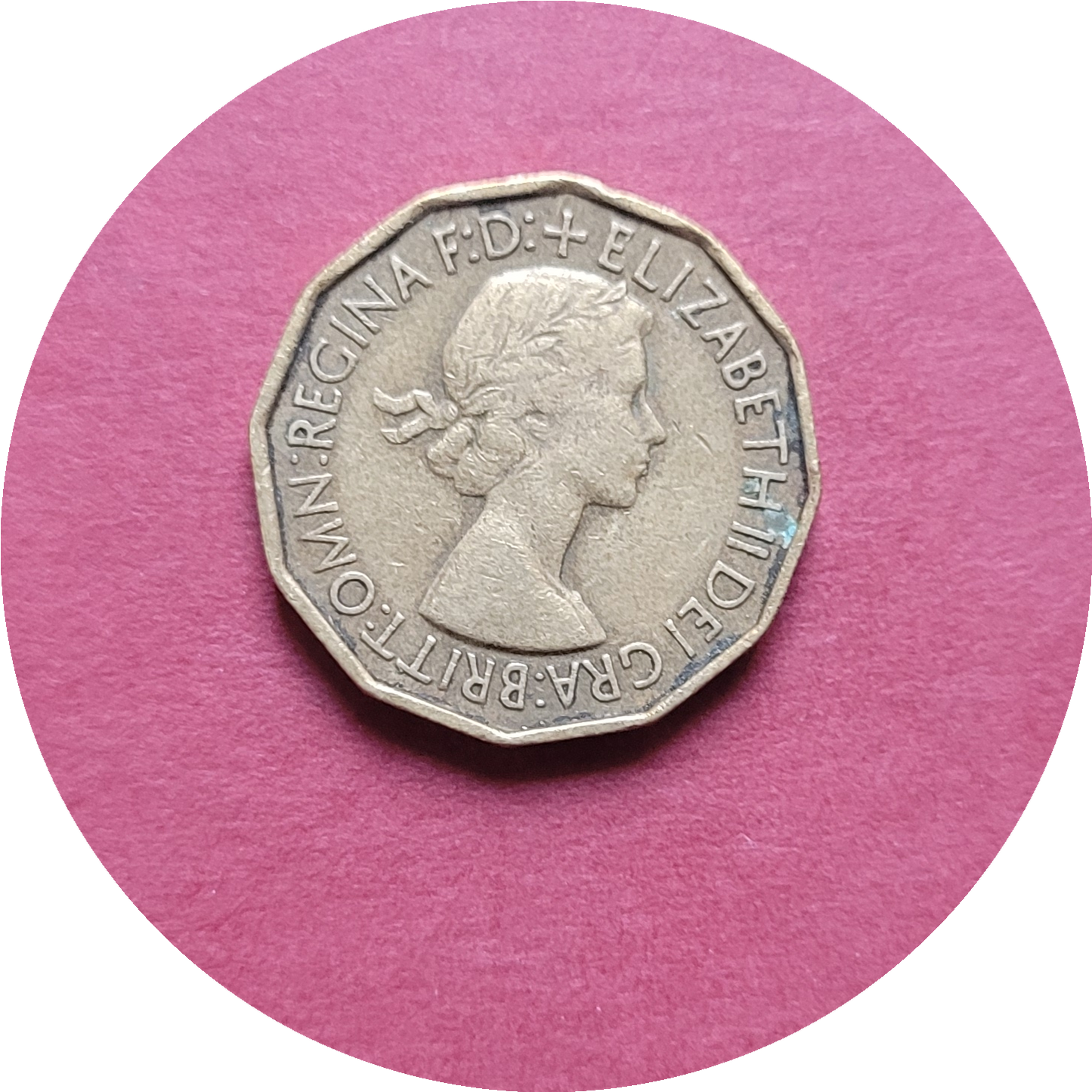 Elizabeth II,
Three Pence,
1953, (B)