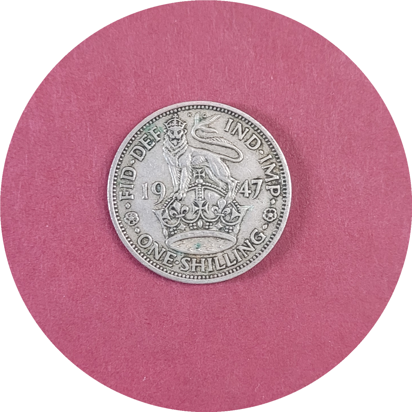 George VI,
One Shilling,
England,
1947 (B)