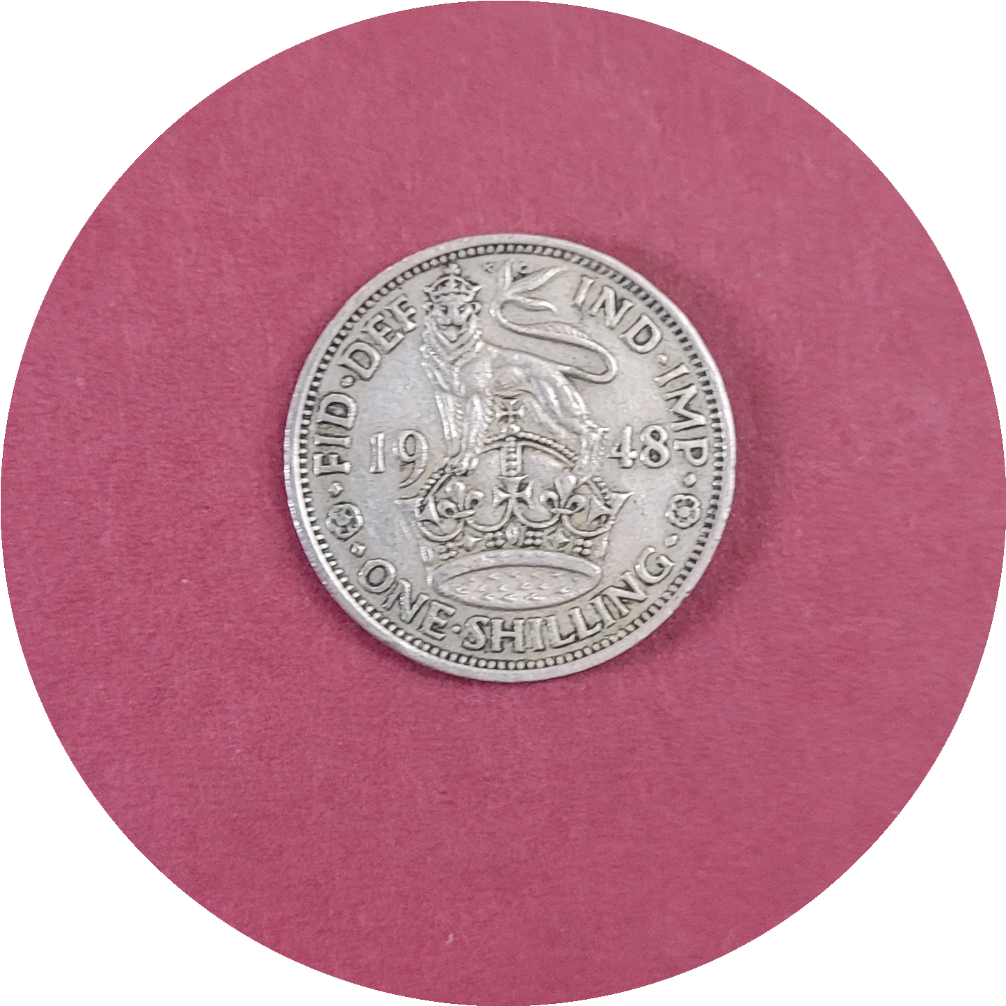 George VI,
One Shilling,
England,
1948 (B)