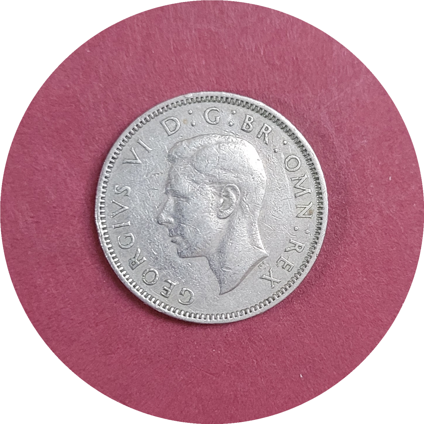 George VI,
One Shilling,
Scotland,
1948 (B)