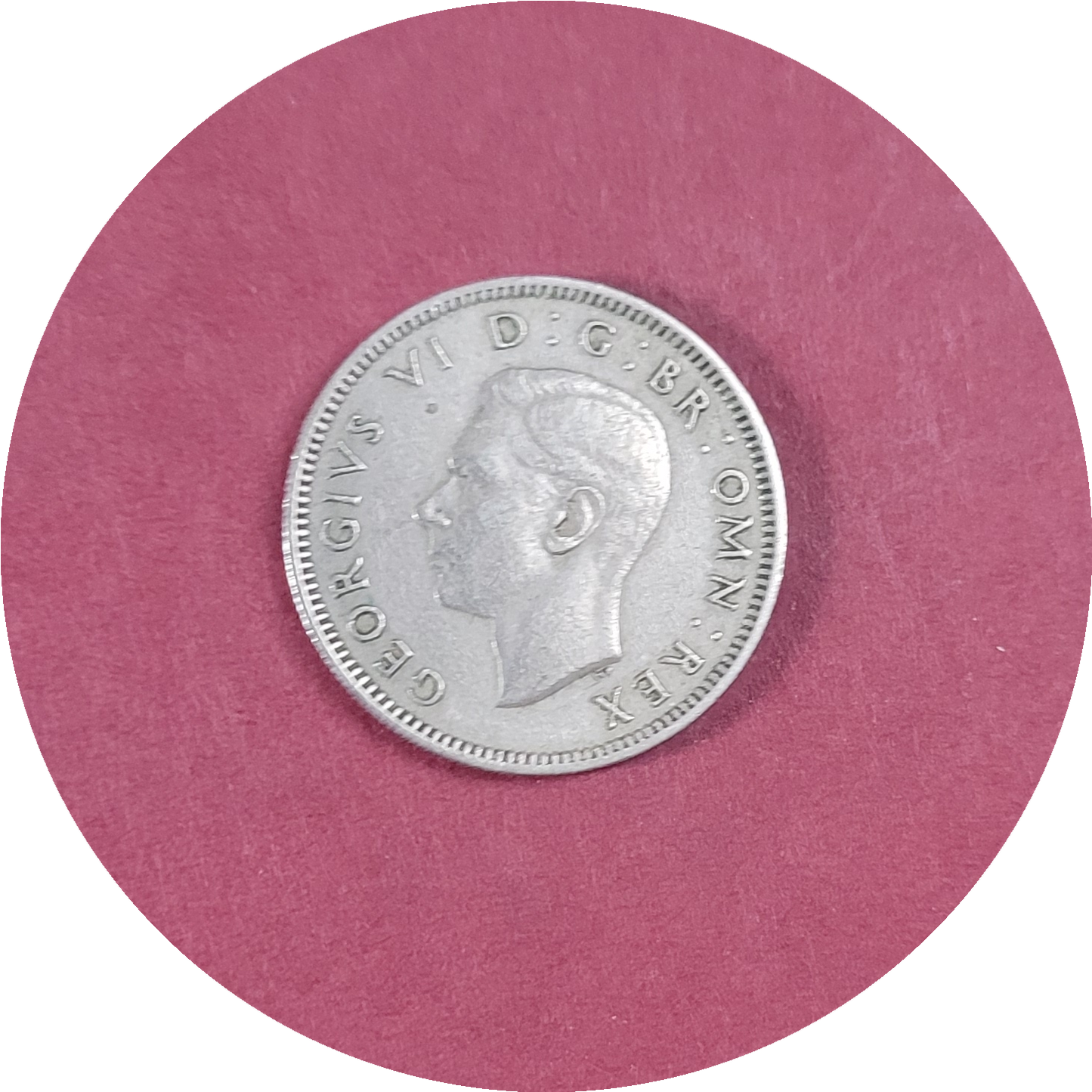 George VI,
One Shilling,
Scotland,
1949 (B)