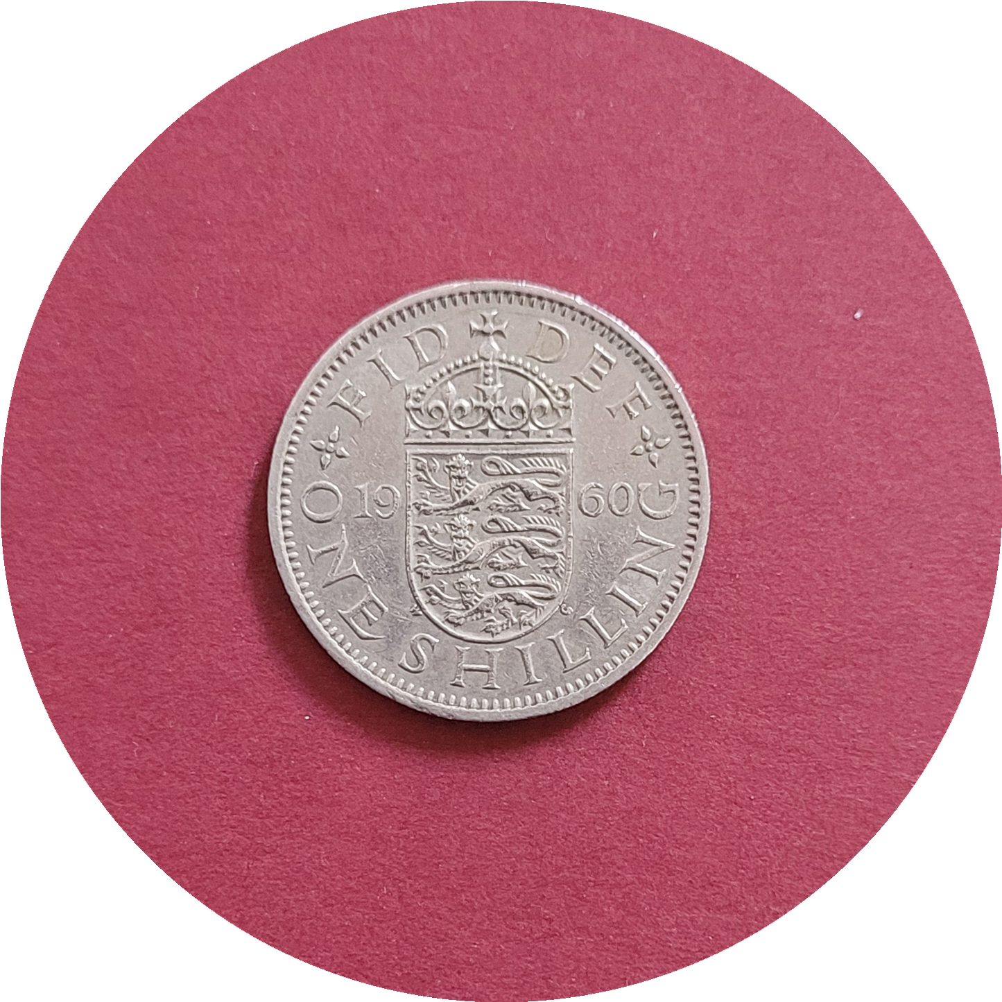 Elizabeth II,
One Shilling,
England,
1960 (B)