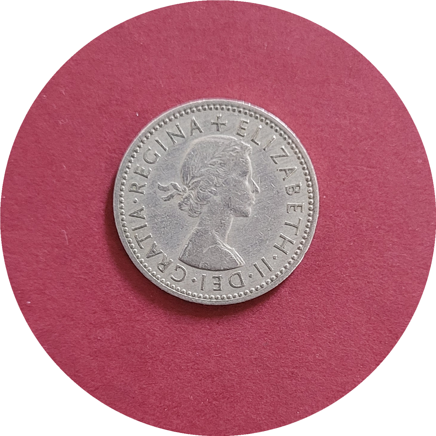 Elizabeth II,
One Shilling,
England,
1961 (B)