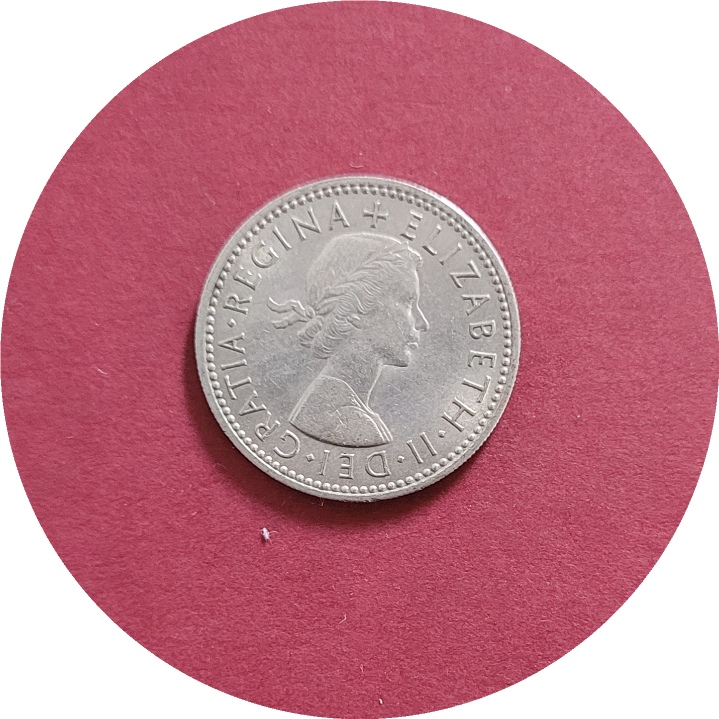 Elizabeth II,
One Shilling,
England,
1964 (B)