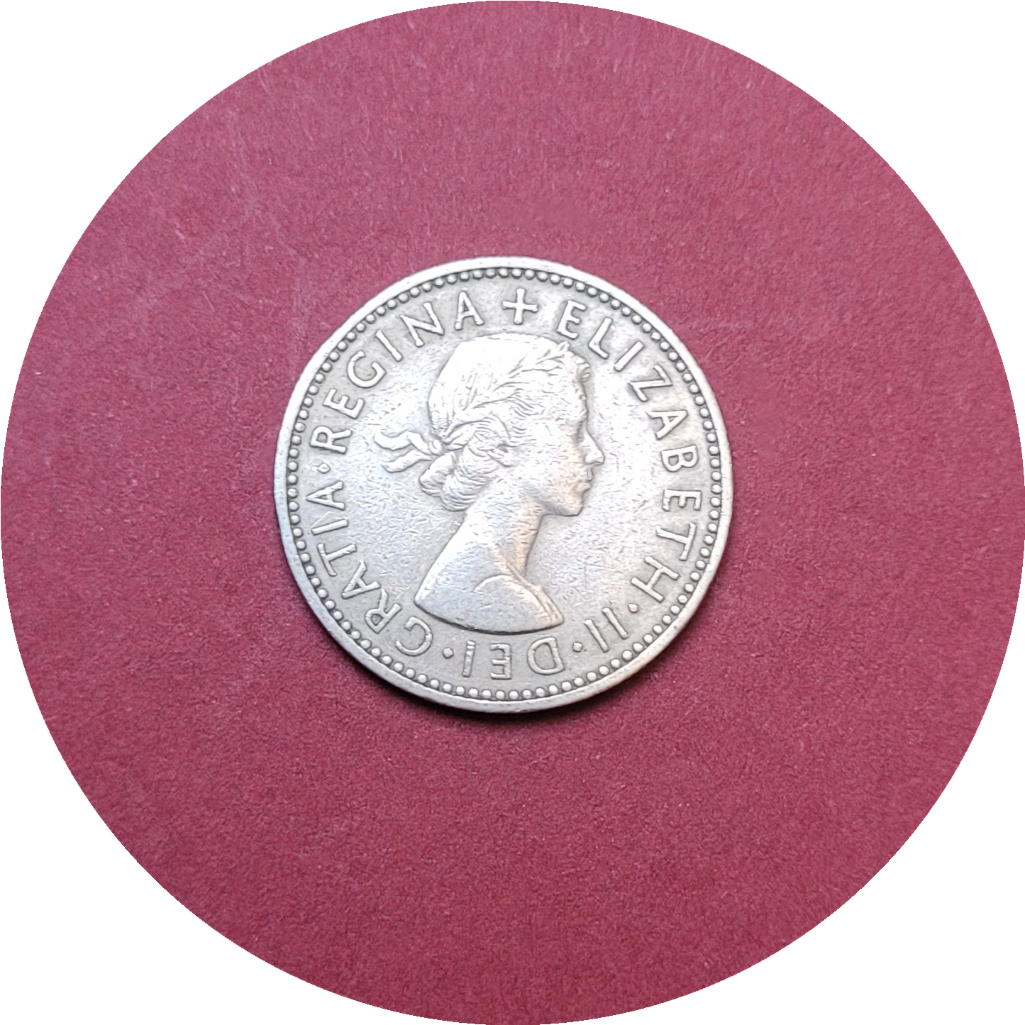 Elizabeth II,
One Shilling,
Scotland,
1955 (B)