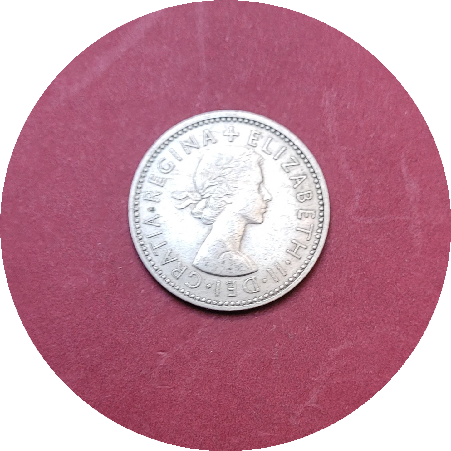 Elizabeth II,
One Shilling,
Scotland,
1956 (B)