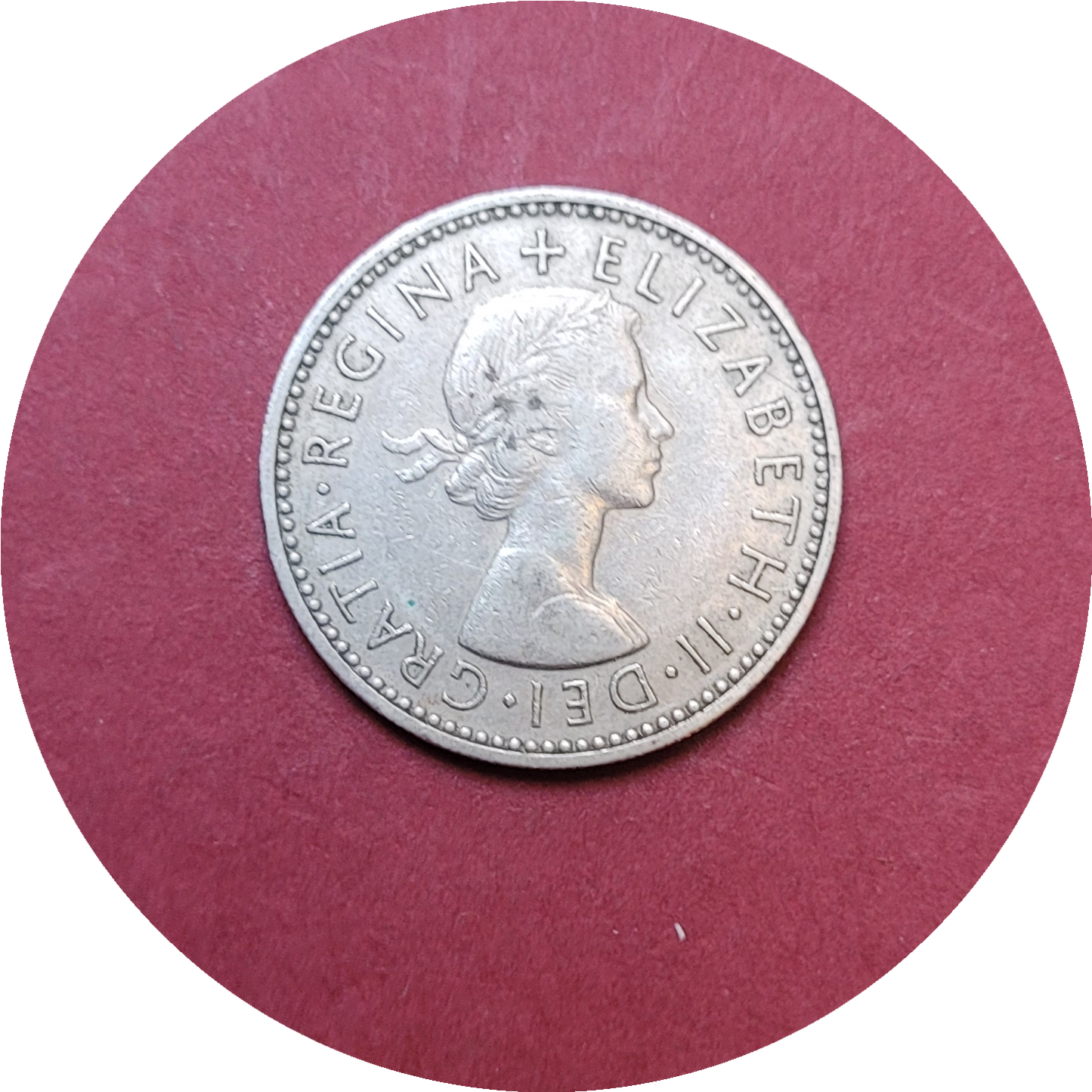 Elizabeth II,
One Shilling,
Scotland,
1957 (B)