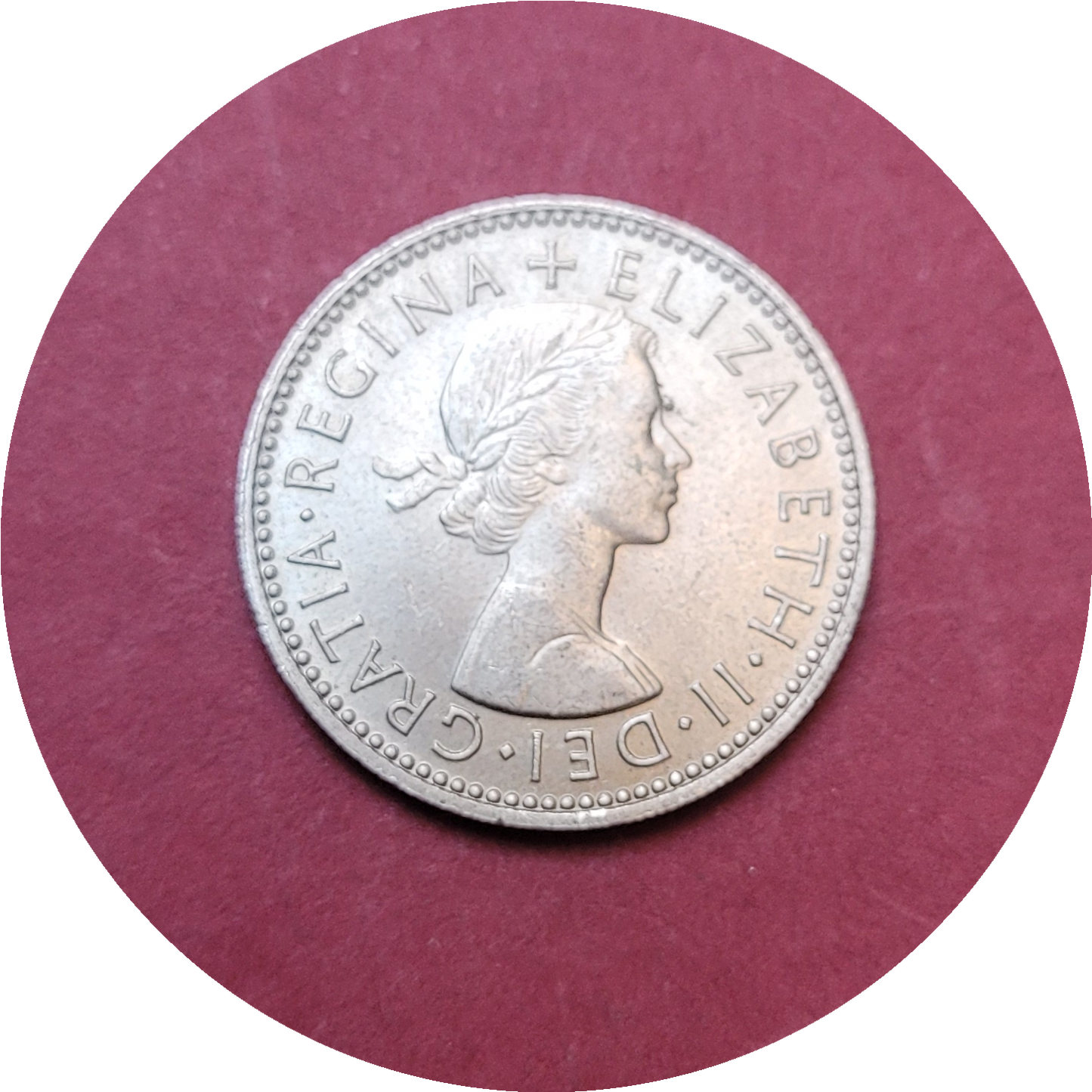 Elizabeth II,
One Shilling,
Scotland,
1958 (B)