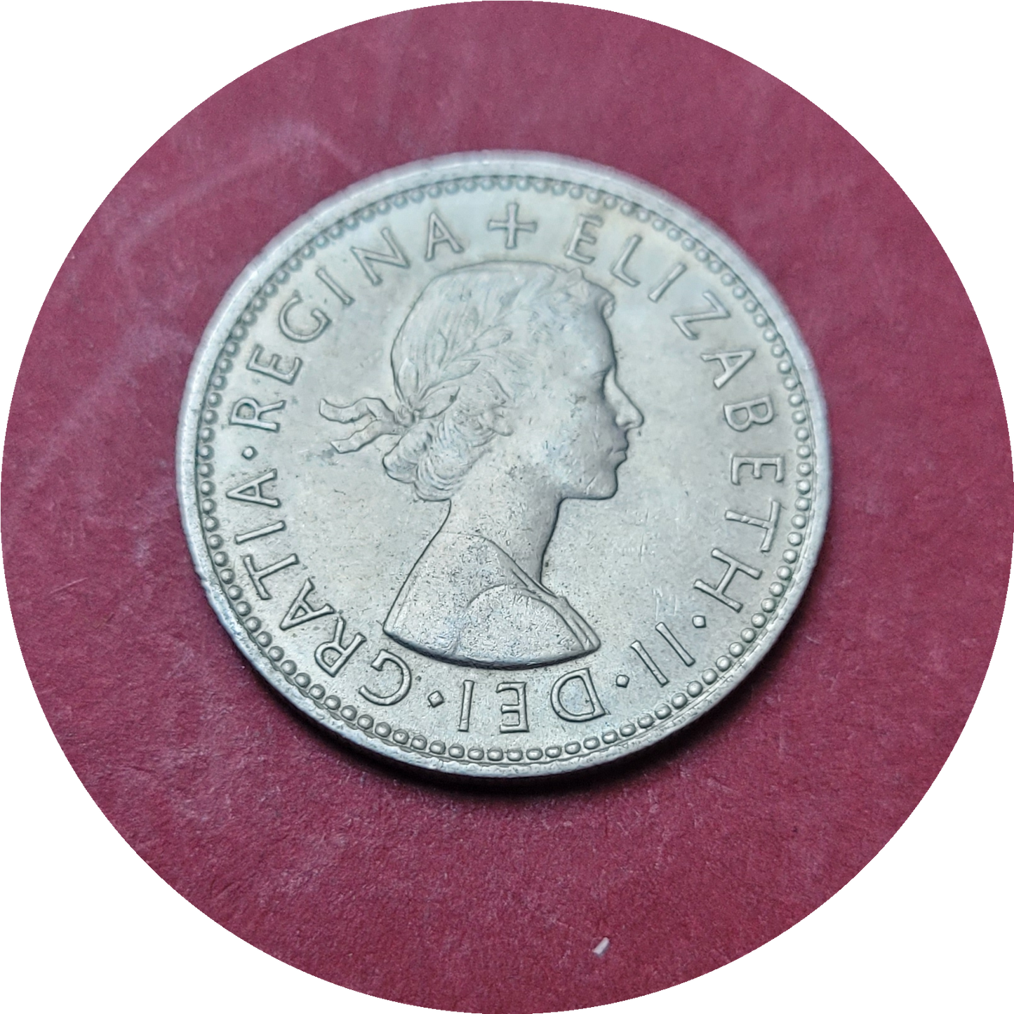 Elizabeth II,
One Shilling,
Scotland,
1964 (B)