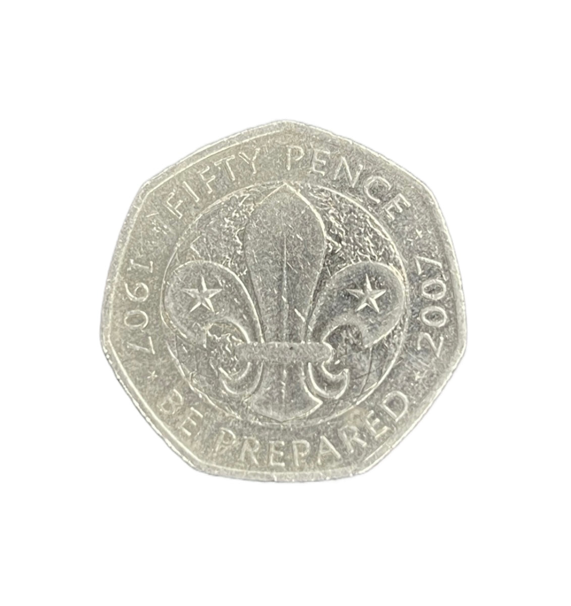 Elizabeth II 50p (B) Scouting Movement (Be Prepared) 2007