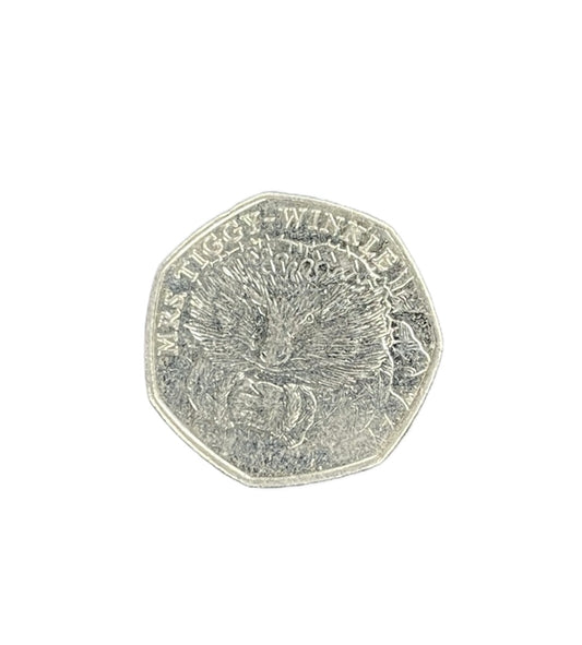 Elizabeth II 50p (B) Mrs Tiggy Winkle 2016