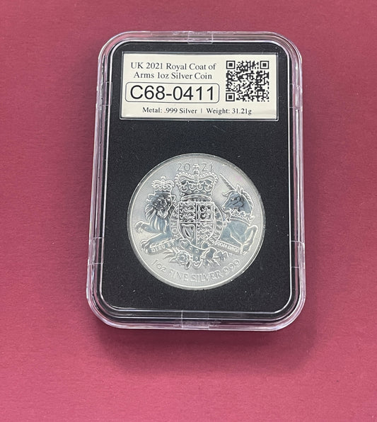 Elizabeth II,
Silver £2 1oz,
Silver Bullion One Ounce,
Queen Elizabeth II Official Birthday coin set,
With COA,
2021 (B)