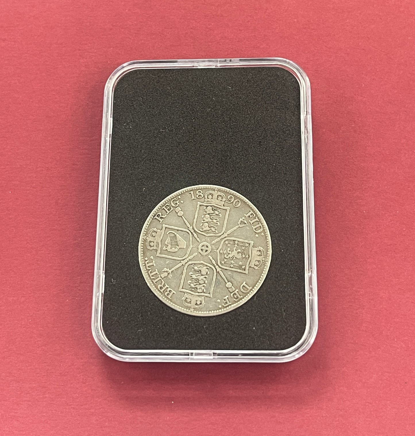 Victoria,

Silver Double Florin,

Silver Coin Boxed Set,

1890 (B)