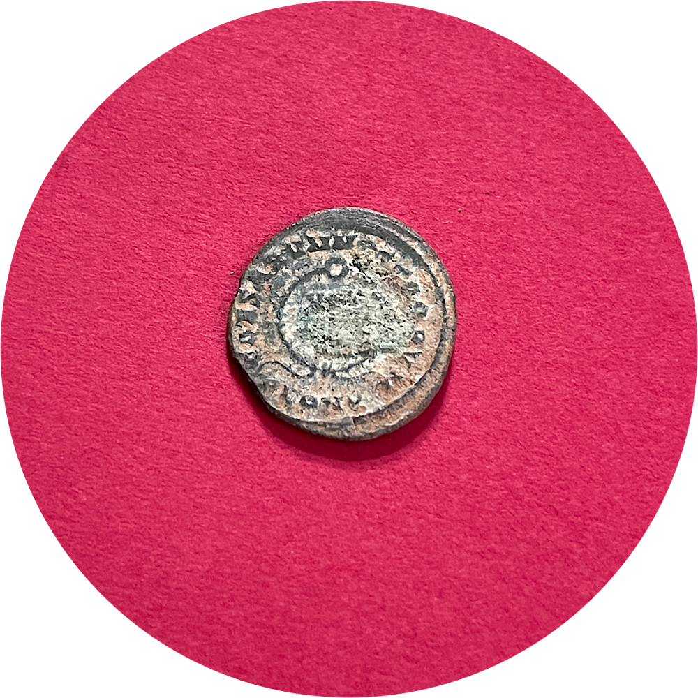 Constantine I,
Constantinian Dynasty,
Roman Bronze,
Nummus,
Londinium Mint, PLON ⏝,
ca. 307-337AD
(N)